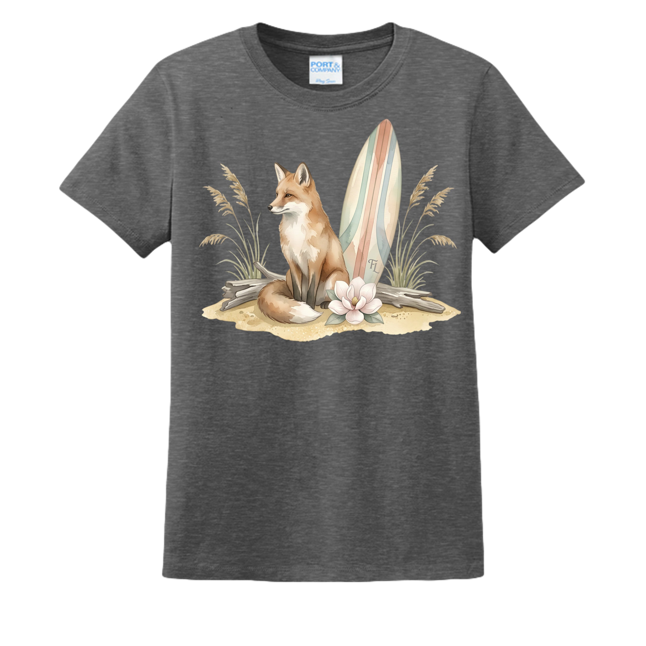 Dark Heather Grey - LPC54 - FRONT