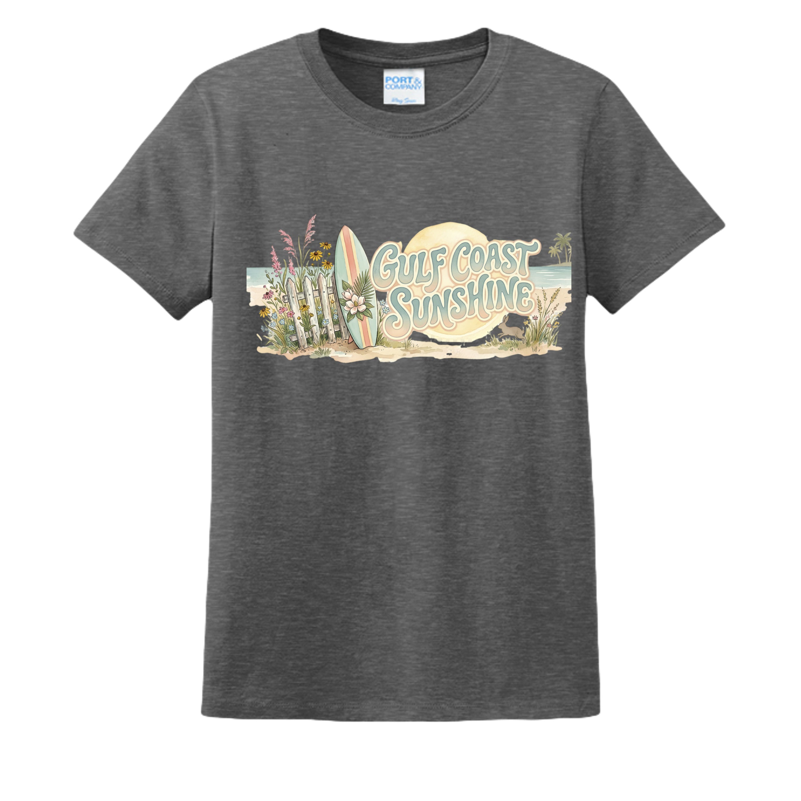 Dark Heather Grey - LPC54 - FRONT